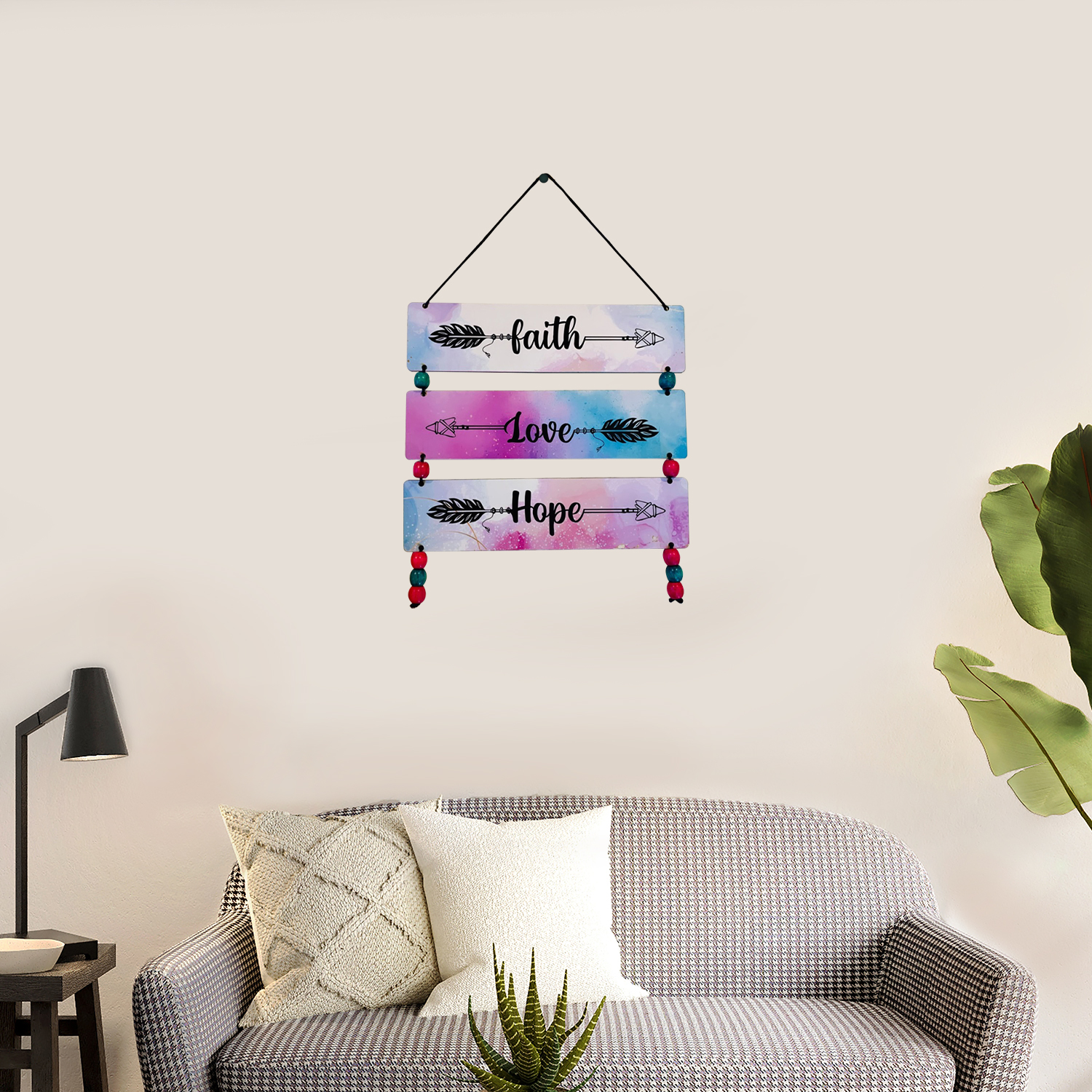 BookYourGift | Faith Love Hope Wall Hanging