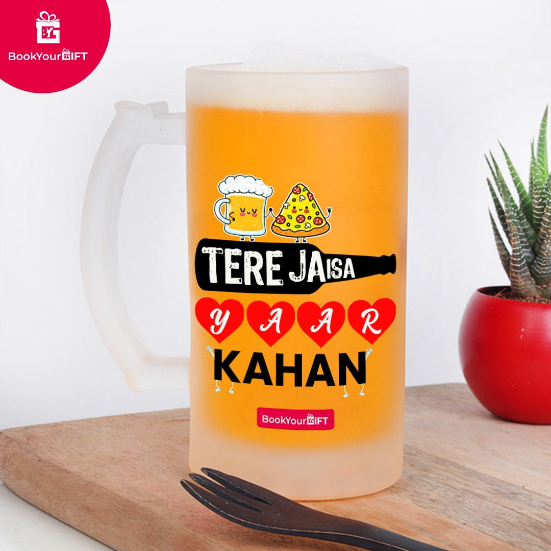 Tere Jaisa Yaar Kaha Beer Mug