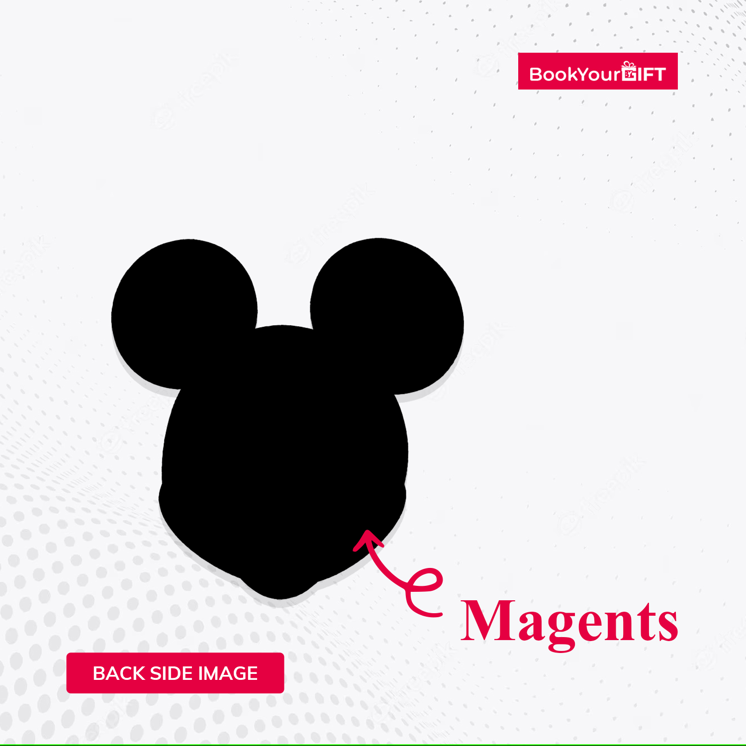 Classic Mickey Mouse Wooden Fridge Magnet - Timeless Disney Charm! Fridge Magnet