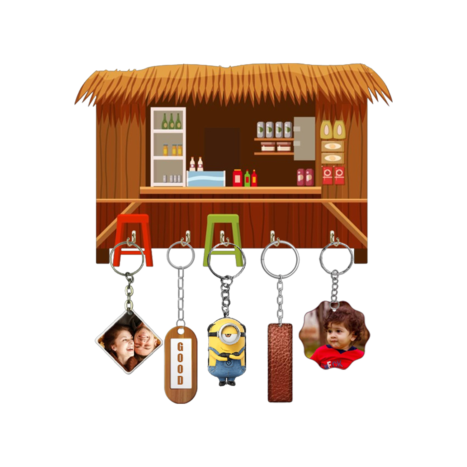Sweet Hut Key Holder For Decor / Living Room